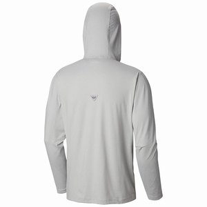 Columbia PFG Slack Tide™ Henley Hoodie Herr Grå (XMJQT8415)